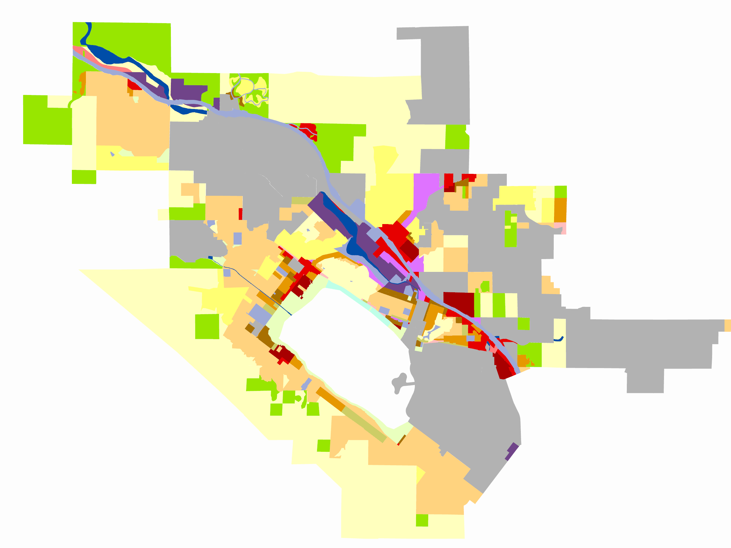Lake Elsinore General Plan land use map